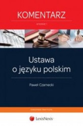 Okładka: Ustawa o języku polskim. Komentarz