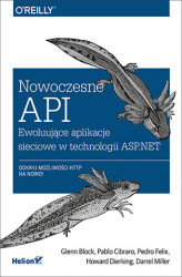 Okładka: Nowoczesne API. Ewoluujące aplikacje sieciowe w technologii ASP.NET