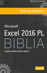 Okładka: Excel 2016 PL. Biblia