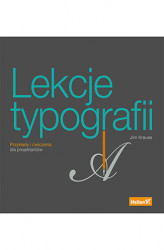 Okładka: Lekcje typografii. Przykłady i ćwiczenia dla projektantów