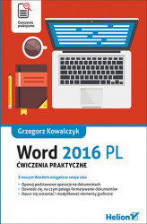 Okładka: Word 2016 PL. Ćwiczenia praktyczne