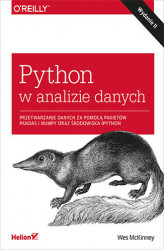 Okładka: Python w analizie danych. Przetwarzanie danych za pomocą pakietów Pandas i NumPy oraz środowiska IPython. Wydanie II