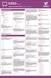 Okładka: Tablice informatyczne. CSS3. Wydanie II