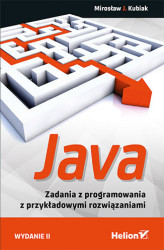Okładka: Java. Zadania z programowania z przykładowymi rozwiązaniami. Wydanie II