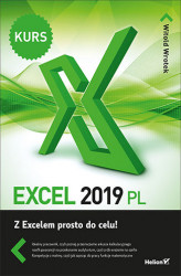 Okładka: Excel 2019 PL. Kurs