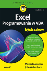 Okładka: Excel. Programowanie w VBA dla bystrzaków. Wydanie V
