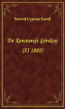 Okładka książki: Do Konstancji Górskiej (XI 1882)