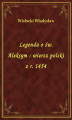 Okładka książki: Legenda o św. Aleksym : wiersz polski z r. 1454