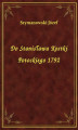 Okładka książki: Do Stanisława Kostki Potockiego 1792