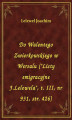 Okładka książki: Do Walentego Zwierkowskiego w Wersalu (\