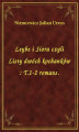 Okładka książki: Leybe i Siora czyli Listy dwóch kochanków : T.1-2 romans.