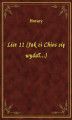 Okładka książki: List 11 (Jak ci Chios się wydał...)
