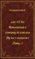 Okładka książki: List III Do Matusewicza z Sieniawy do Łańcuta (By los i szczęścia i sławy...)