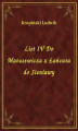 Okładka książki: List IV Do Matusewicza z Łańcuta do Sieniawy