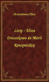 Okładka książki: Listy : Eliza Orzeszkowa do Marii Konopnickiej