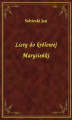 Okładka książki: Listy do królowej Marysieńki