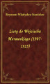 Okładka książki: Listy do Wojciecha Morawskiego (1907-1925)