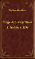 Okładka książki: Droga do Szwecyi Króla J. Mości w r. 1594