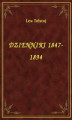 Okładka książki: Dzienniki 1847-1894