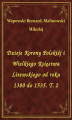 Okładka książki: Dzieje Korony Polskiéj i Wielkiego Księstwa Litewskiego od roku 1380 do 1535. T. 2
