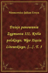 Okładka: Dzieje panowania Zygmunta III, Króla polskiego, Wgo Xięcia Litewskiego, [...]. T. 3
