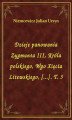Okładka książki: Dzieje panowania Zygmunta III, Króla polskiego, Wgo Xięcia Litewskiego, [...]. T. 3