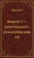 Okładka książki: Marzyciele. T. 1 : powieść historyczna z pierwszej połowy wieku XIX