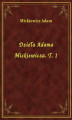 Okładka książki: Dzieła Adama Mickiewicza. T. 1