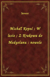 Okładka: Michał Kopeć. W lesie. Z Krakowa do Medyolanu : nowele