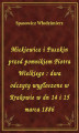 Okładka książki: Mickiewicz i Puszkin przed pomnikiem Piotra Wielkiego : dwa odczyty wygłoszone w Krakowie w dn 14 i 15 marca 1886