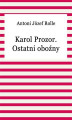 Okładka książki: Karol Prozor Ostatni Oboźny Litewski