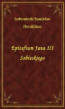 Okładka książki: Epitafium Jana III Sobieskiego
