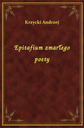 Okładka: Epitafium zmarłego poety