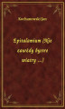 Okładka książki: Epitalamium (Nie zawżdy bystre wiatry ...)