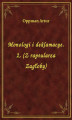 Okładka książki: Monologi i deklamacye. 2, (Z raptularza Zagłoby)