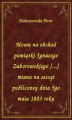 Okładka książki: Mowa na obchod pamiątki Jgnacego Zaborowskiego [...] miana na sessyi publiczney dnia 5go maia 1803 roku