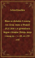 Okładka książki: Mowa na obchodzie 8 rocznicy rew. listop. miana w Brukseli 29.XI.1838 r. w zgromadzeniu Belgów i Polaków (