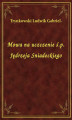 Okładka książki: Mowa na uczczenie ś.p. Jędrzeja Sniadeckiego