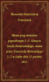 Okładka książki: Mowa przy obchodzie pogrzebowym J. O. Xiazęcia Jozefa Poniatowskiego, miana przez Franciszka Morawskiego [...] w Sedan dnia 23 grudnia 1813.