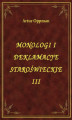 Okładka książki: Monologi I Deklamacye Staroświeckie III