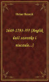 Okładka książki: 1649-1793-??? (Anglik dość szorstko i nieczule...)