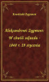 Okładka książki: Aleksandrowi Zygmunt: W chwili odjazdu - 1840 r. 29 stycznia