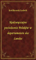Okładka książki: Nadzwyczajne posiedzenie Polaków w departamencie des Landes