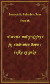 Okładka książki: Historja małej Nefry i jej ulubieńca Pepa : bajka egipska