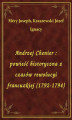 Okładka książki: Andrzej Chenier : powieść historyczna z czasów rewolucyi francuzkiej (1792-1794)