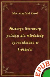 Okładka: Historya literatury polskiej dla młodzieży opowiedziana w krótkości
