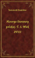 Okładka książki: Historya literatury polskiej. T. 3, Wiek XVIII