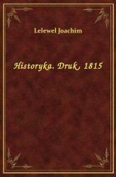 Okładka: Historyka. Druk, 1815