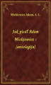 Okładka książki: Jak pisał Adam Mickiewicz : (antologija)