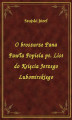 Okładka książki: O broszurze Pana Pawła Popiela pt. List do Księcia Jerzego Lubomirskiego